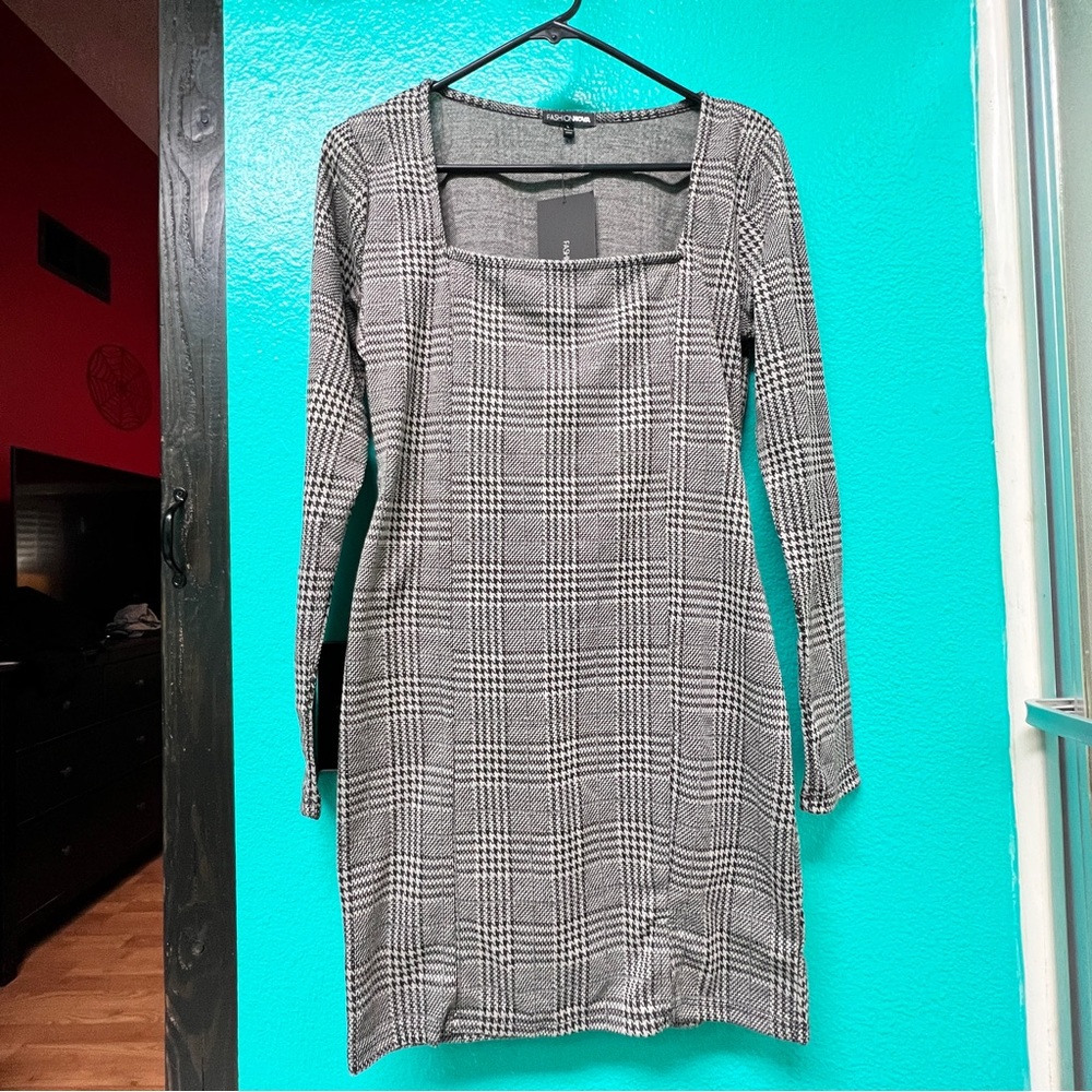 Plaid Mini Dress